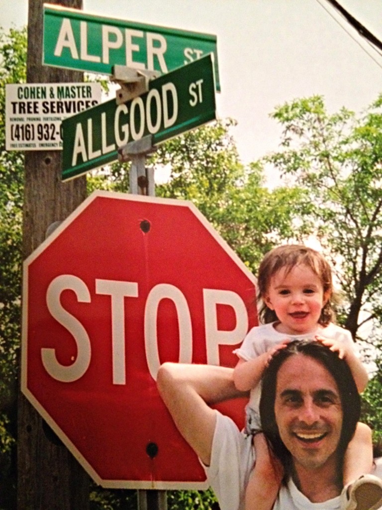 We drove by Alper Street one day and we knew we had to take a photo. We drove down the street looking for a sign that was not on a major street and came across this one, Allgood Street. This is us. Alper/Allgood.